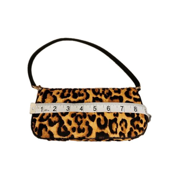 Michael Kors Jet Set Leopard Black Small Crossbody Women's Sling Bag - Picture 3 of 7